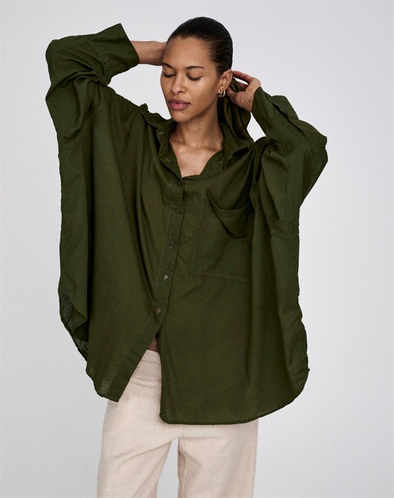 Noah Cotton Oversized Skjorte